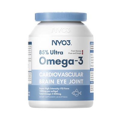 NYO3挪威深海85%鱼油软胶囊中老年高含量欧米茄鱼油健身
