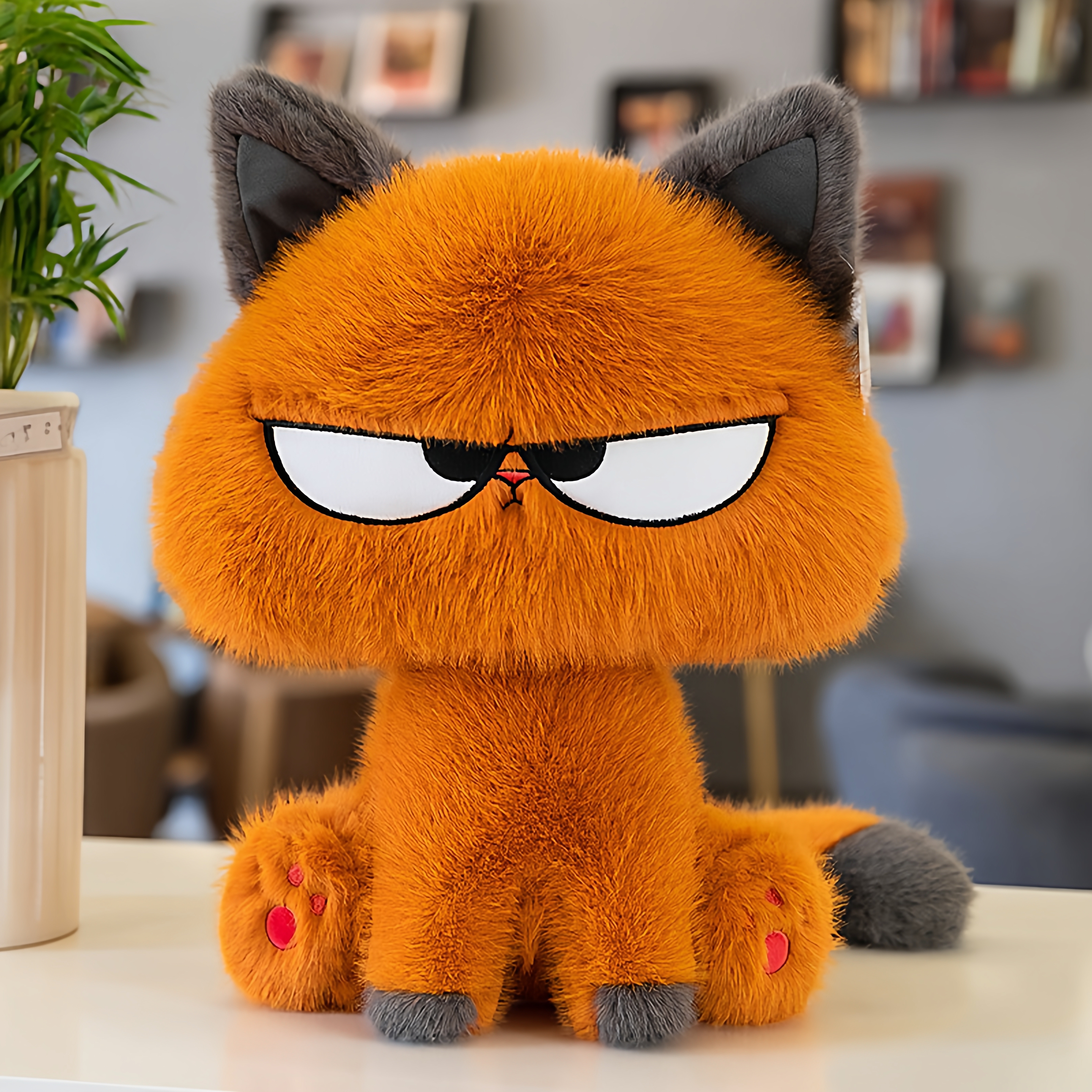 卡通拽拽喵咪毛绒玩具玩偶送朋友