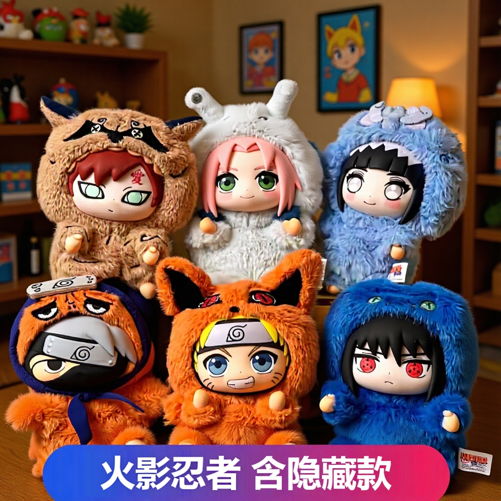 火影忍者公仔盲盒手办玩偶小挂件