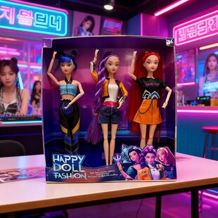 kpop猎魔女团周边玩具娃娃玩偶公仔手办露米米拉佐伊跨境礼物礼品