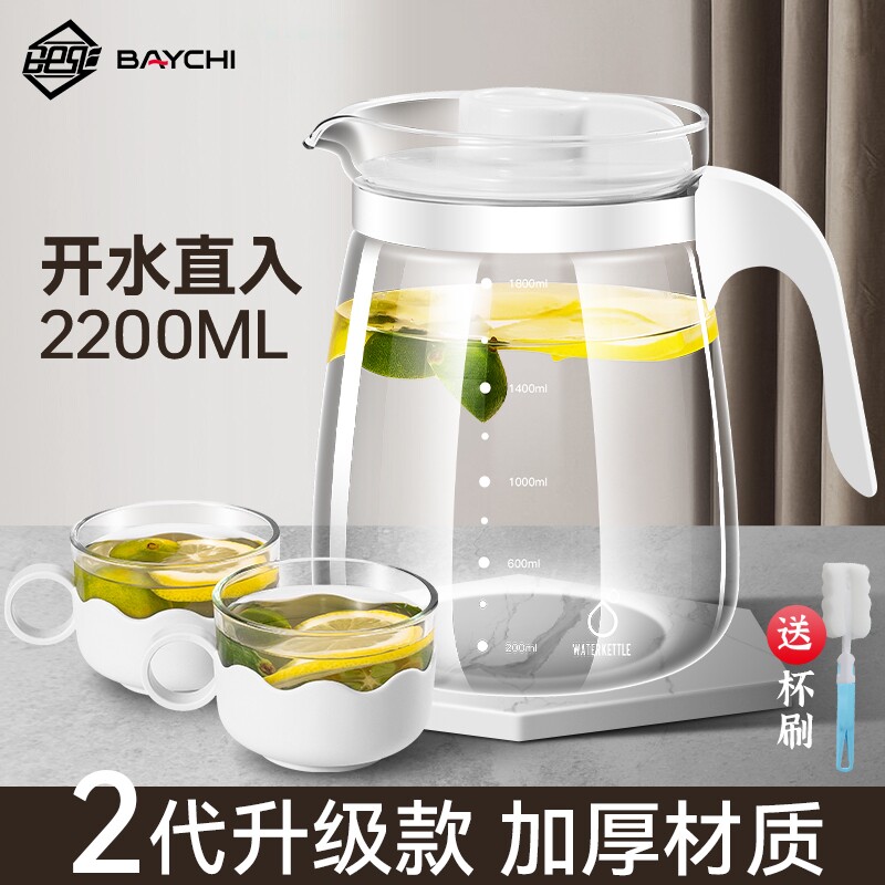 玻璃冷水壶耐高温家用大凉水壶图片