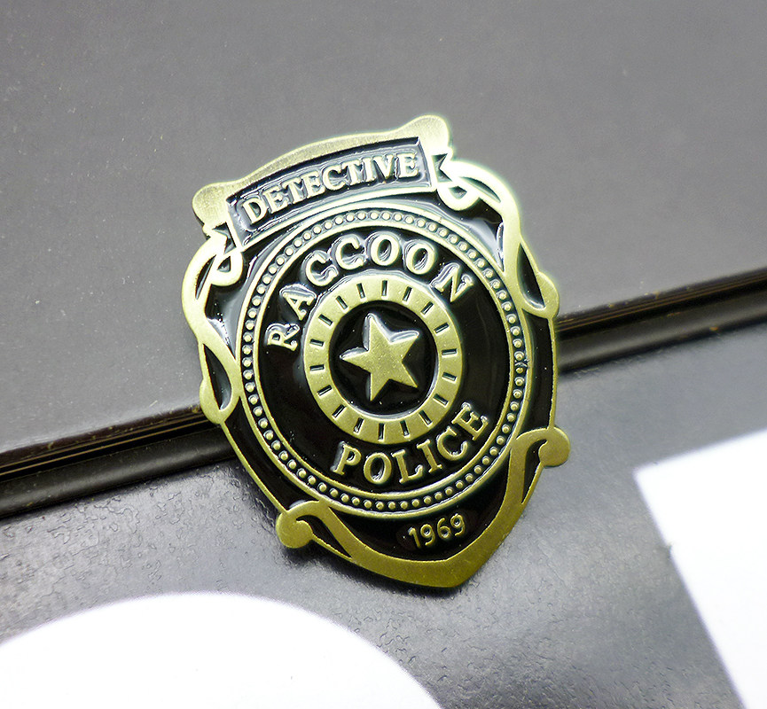 生化危机2胸章胸针浣熊市警局stars徽章标志酷里昂克莱尔游戏周边