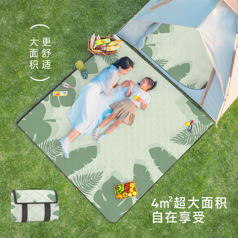 户外防潮垫加厚野餐垫露营野外防水草坪帐篷便携地垫室外海滩帆布