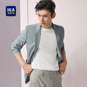 薄款 HLA 海澜之家清爽耐穿休闲西服春夏平驳领修身 便服单西男