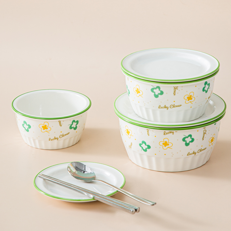 微波炉专用上班族陶瓷密封小清新