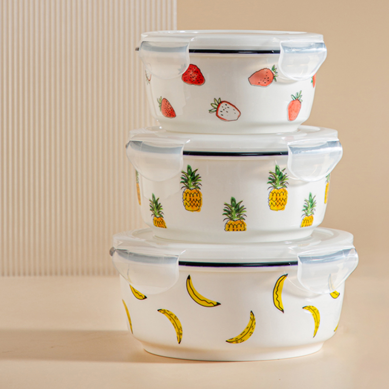 微波炉专用的碗带盖密封上班族