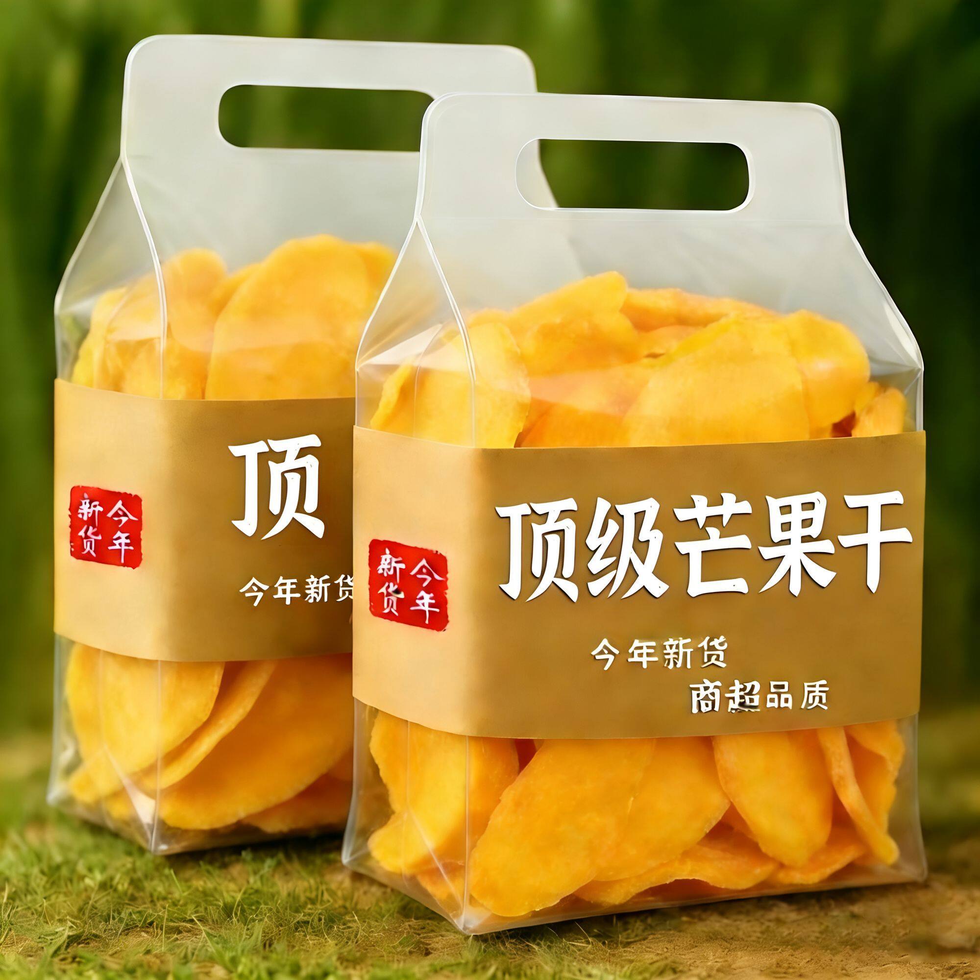 原切特级芒果干大片厚水果干鲜果蜜饯休闲零食酸甜果干芒果零食