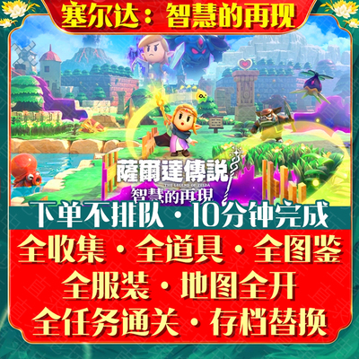 NS塞尔达传说智慧的再现存档替换修改全图鉴服装心之力量碎片收集