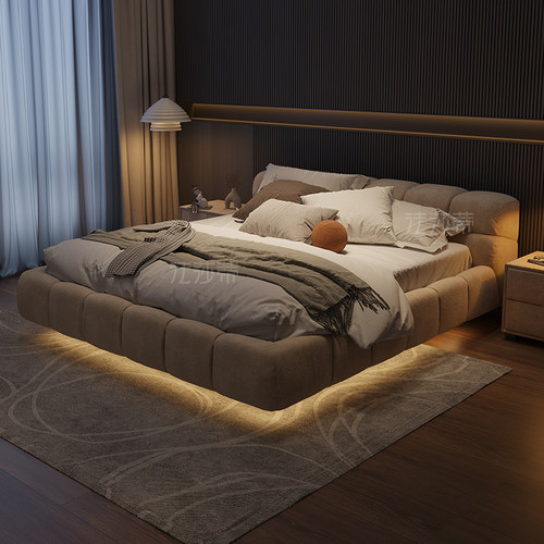 网红科技布床轻奢双人