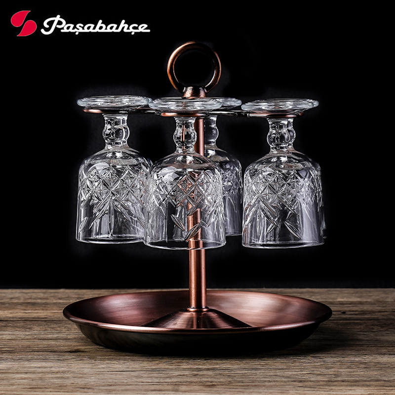 pasabahce进口一两有脚酒杯