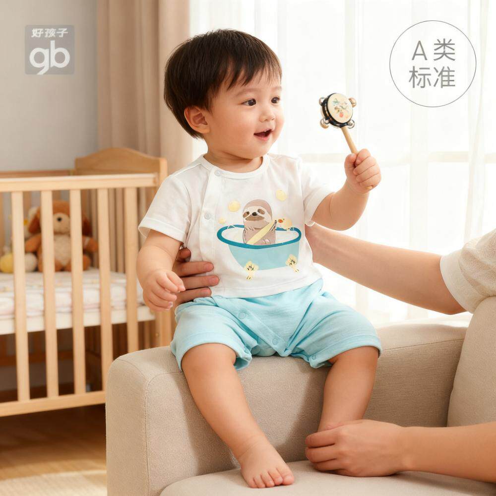好孩子GB新生儿a类衣服夏季宝宝