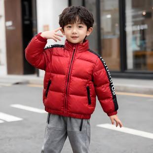 好孩子family儿童珠光短款羽绒服秋冬季男童女童外出防风保暖外套