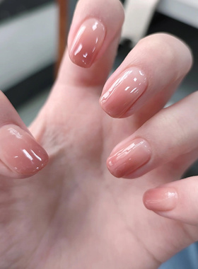 246#2024新款纯手工美甲穿戴甲纯欲风设计师款猫眼短款指甲贴片