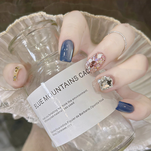 Дизайнерские короткие наклейки для ногтей для маникюра для ногтей, #2024, новая коллекция, кошачий глаз