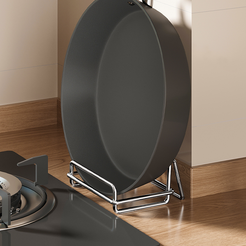 厨房304不锈钢台面立式分隔锅架