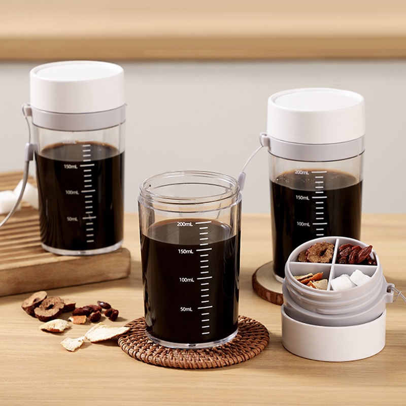 中药分装瓶带药盒密封药液储存瓶