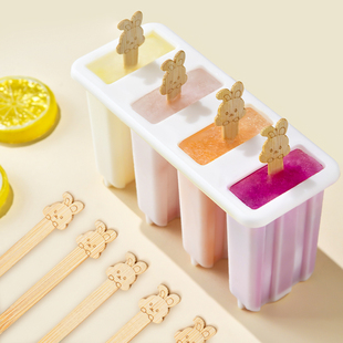 家用食品级雪糕棒一次性自制冰淇淋木棒雪条冰棒棍子制冰模具 日式