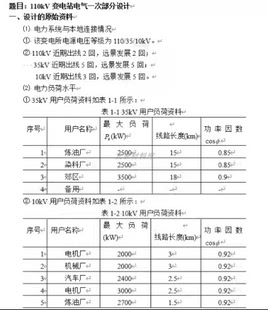 110kV变电站电气CAD绘制主接线A0大图主接线方案比较与选择，短路