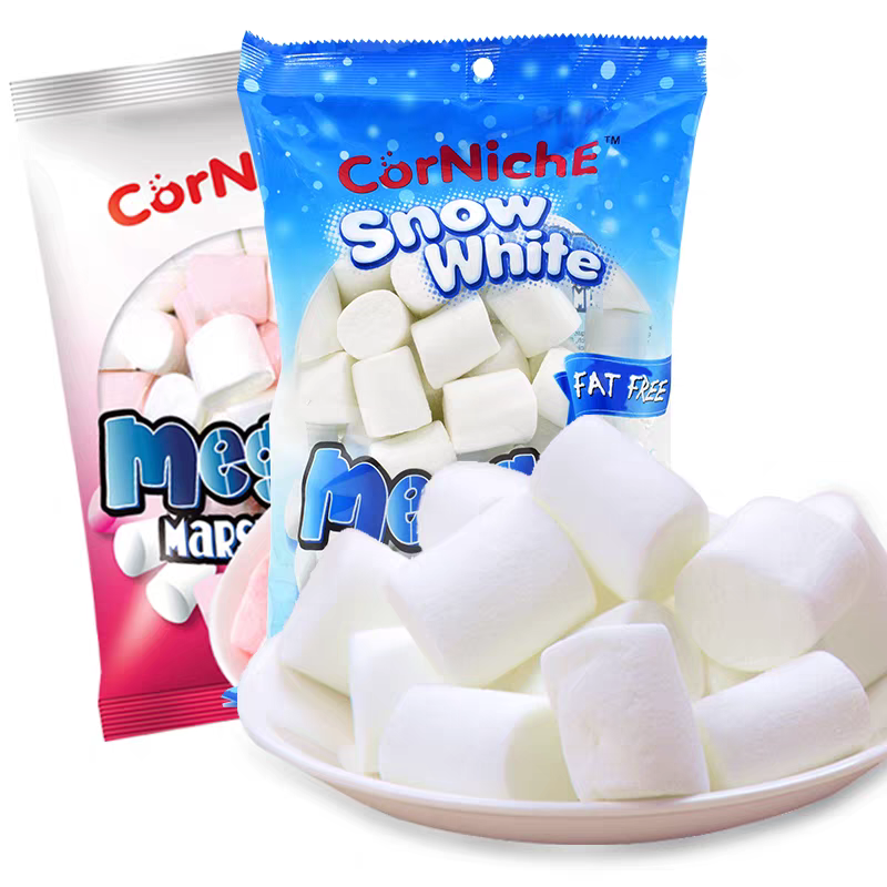 菲律宾原装进口可尼斯棉花糖白雪公主棉花糖300g