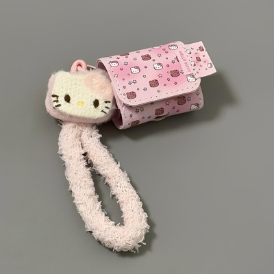 适用Airpods Pro3耳机保护套皮质星星KT猫苹果耳机套AirPods4/3保护壳带挂绳airpods1/2代蓝牙耳机壳小众女款