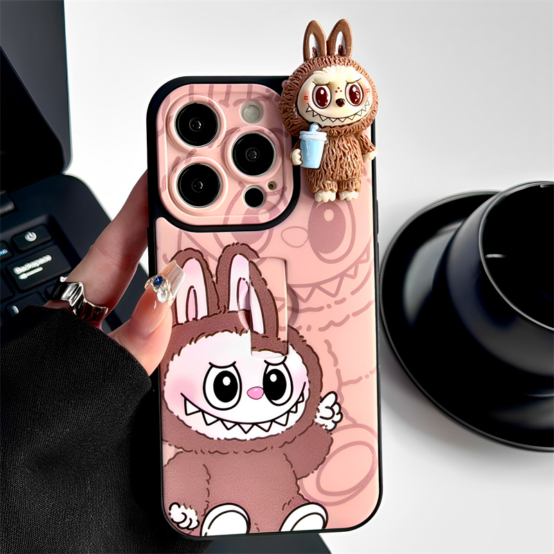 适用iphone隐形指环拉布布手机壳