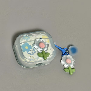 苹果Airpods兔子花朵蓝牙耳机套