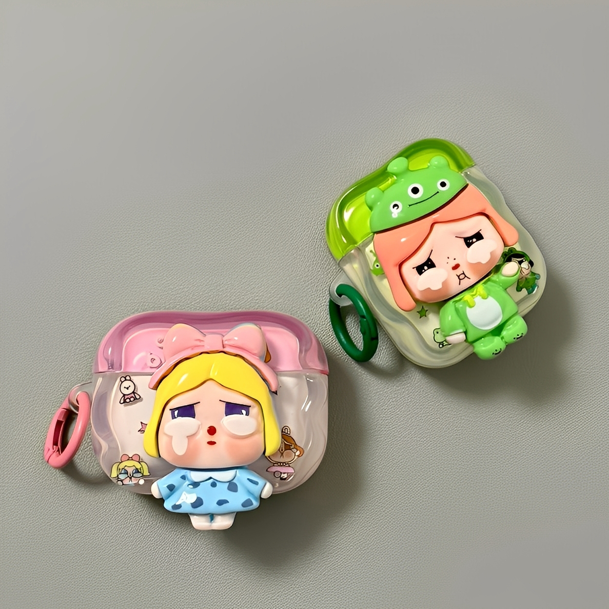 适用Airpods Pro3耳机保护套立体潮牌可爱卡通苹果耳机套AirPods4/3保护壳带吊坠airpods1/2代蓝牙耳机壳女款