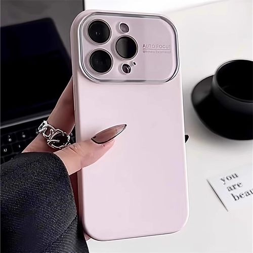 适用iPhone液态硅胶大视窗手机壳