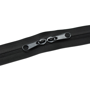 5号拉链头尼龙反拉链黑色拉头反面拉链反装拉链头9.9元包邮