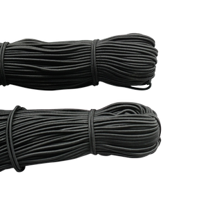 黑色高弹力细松紧绳松紧线圆形橡皮绳松紧带橡筋绳牛筋绳橡皮筋