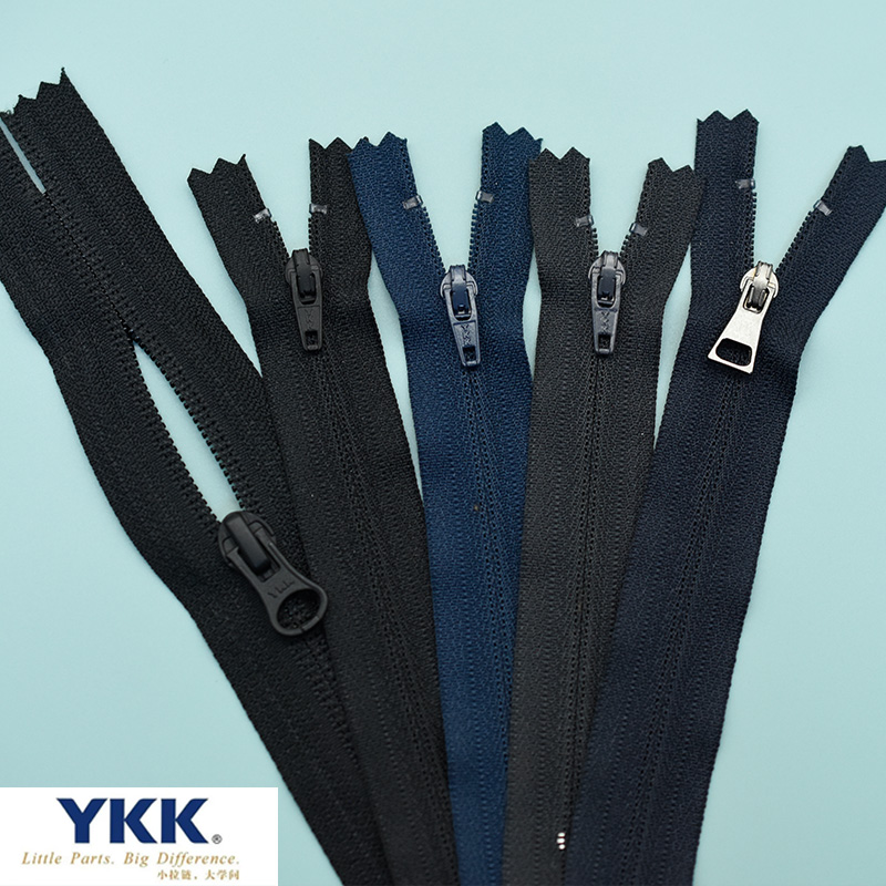 正品尼龙拉链方头冲锋衣YKK3号