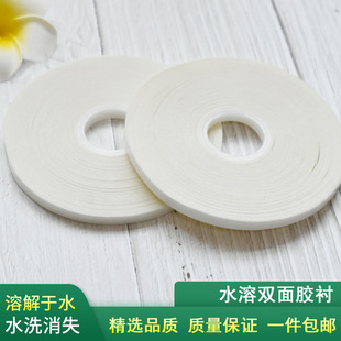 布用水溶胶水溶性两面粘条服装水溶双面胶手工拼布疏缝用临时固定