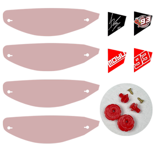 适用于SHOEI 竞技膜红色竞技扣Z8 X15 rx7x专用镜片保护膜