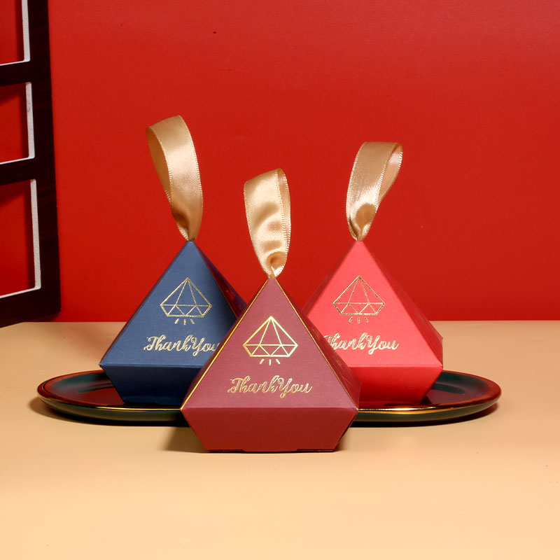 结婚专用喜糖盒子2024款欧式婚礼糖果盒小众高级创意礼盒空盒纸盒