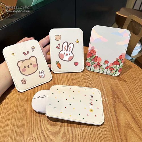 简约鼠标收纳包可爱个性软皮情侣款便捷携带