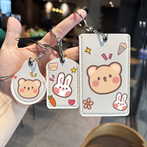 可爱原创卡通小熊兔子挂饰