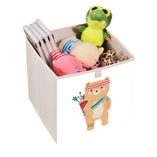 38深度班级格子书柜收纳盒玩具筐可定制图案尺寸学生杂物整理框