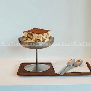 雪糕杯304不锈钢冰淇淋饮料杯高脚果汁奶昔甜品杯布丁水果沙拉碗