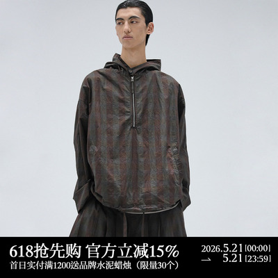ATTEMPT SS26 连帽拉链衬衫
