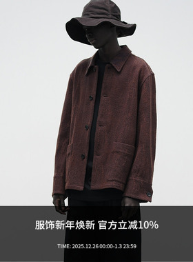 ATTEMPT AW25 肌理感衬衫夹克