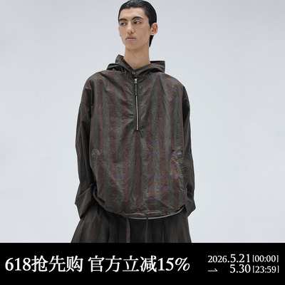 ATTEMPT SS26 连帽拉链衬衫