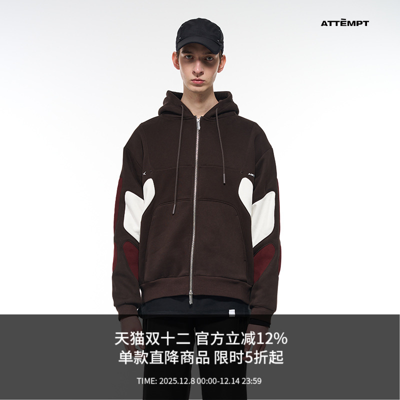 ATTEMPTAW22机甲连帽卫衣