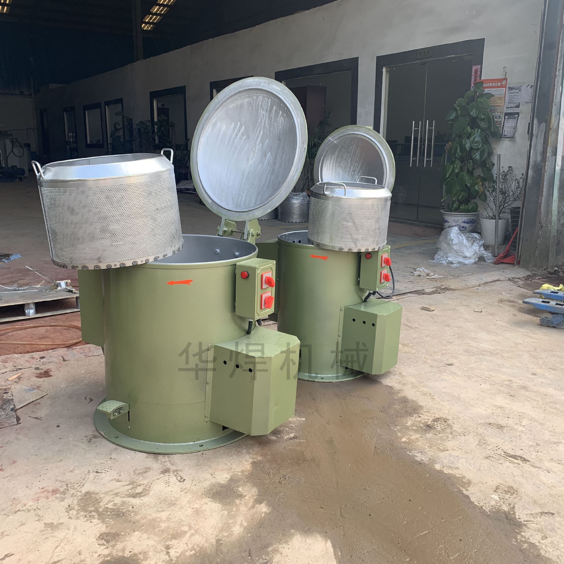 hh-35型离心热风烘干脱水机 五金配件脱油干燥机 电镀甩油桶现货