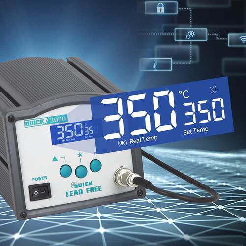 Q3IC/快K03DU双数显焊台高恒温3频03D电焊台电烙铁焊接工具