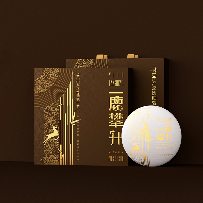 18年陈福鼎白茶德勋号新年礼盒