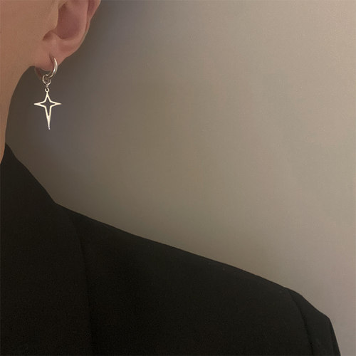 星星耳环男潮个性韩系中性情侣