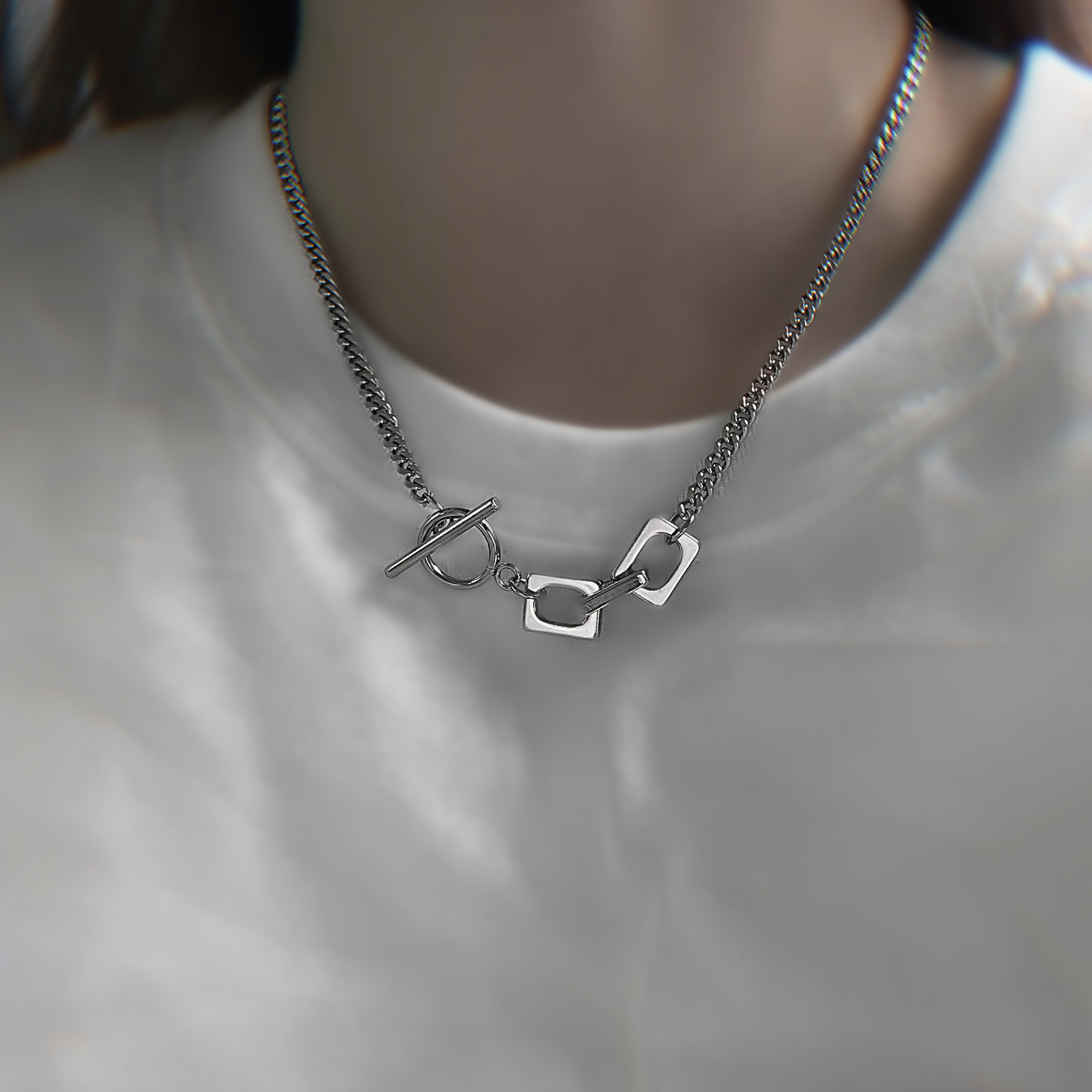 jub原创无性别中性元素街头项链