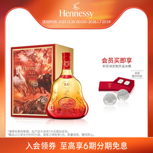 礼盒700ml 轩尼诗XO干邑白兰地艺术家限量版 洋酒正品 官方直营