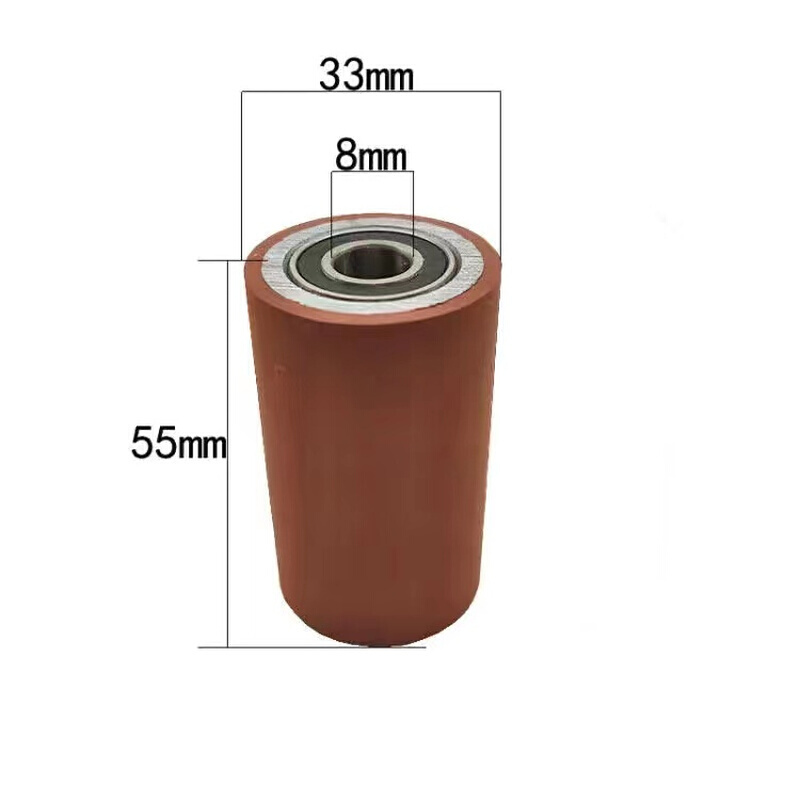 封边机送带轮手动胶轮压料轮橡胶轮带轴承极东南兴手动全自动配件