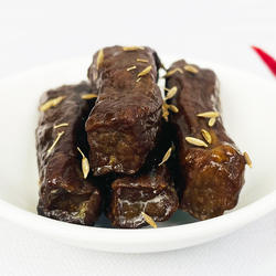 左旗牧场呼伦贝尔牛肉干即食熟食牛肉干原味烧烤口味休闲零食小包